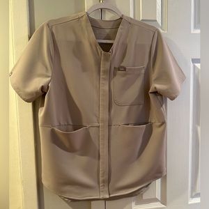 Figs Slate Masaya Relaxed V-Neck Size Xtra Small Gently Worn Excellent Condition